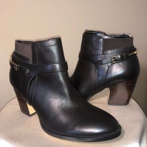 Ivanka Trump brown leather booties